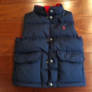 EUC reversible down vest 3T - Ralph Lauren polo